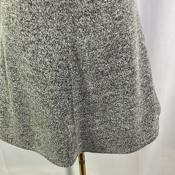 LOFT Gray Knit High Waisted A-Line Mini Skirt - Picture 7 of 16